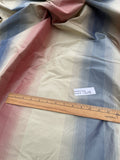 Designer Quality Gorgeous Silk Taffeta Ombre Stripes - SLATE/ STEEL GRAY/ ROSE!!!