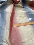 Designer Quality Gorgeous Silk Taffeta Ombre Stripes - SLATE/ STEEL GRAY/ ROSE!!!