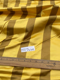 Designer Quality Gorgeous Silk Taffeta Satin Stripes - BROWN/ GOLD!!!