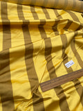 Designer Quality Gorgeous Silk Taffeta Satin Stripes - BROWN/ GOLD!!!