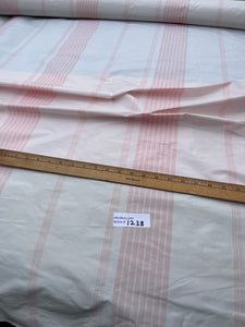 Designer Quality Gorgeous Silk Taffeta Plaid - PINK/LIGHT BLUES/OFF-WHITE!!!