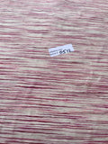 Fabulous Quality Heavy Raw Silk Tussah Stripes - BABY PINK/ MAGENTA!!!