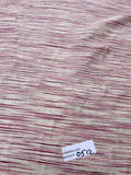 Fabulous Quality Heavy Raw Silk Tussah Stripes - BABY PINK/ MAGENTA!!!