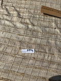 Fabulous Quality Raw Silk Tussah Plaid- NATURAL!!!