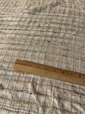 Fabulous Quality Raw Silk Tussah Plaid- NATURAL!!!