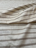 Fabulous Quality Raw Silk Tussah Stripes - NATURAL!!!