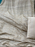 Fabulous Quality Heavy Silk Tussah Embroidery - NATURAL!!