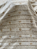 Fabulous Quality Heavy Silk Tussah Embroidery - NATURAL!!