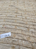 Fabulous Quality Heavy Silk Tussah Embroidery - NATURAL!!