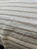 Fabulous Quality Silk Tussah Horizontal Stripes - NATURAL!!!