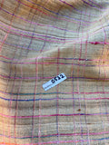 Fabulous Quality Silk Matka Plaid - NATURAL/ BABY PINK/ PURPLE!!!