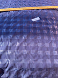 Fabulous Quality Silk Raw Tussah/ Noil Plaid -NAVY BLUE!!!