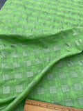 Fabulous Quality Silk Raw Tussah/ Noil Plaid -GREEN!!!