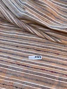 Fabulous Quality Raw Silk Matka Heavy Tweed Stripes!!!