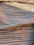 Fabulous Quality Raw Silk Matka Heavy Tweed Stripes!!!