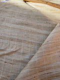 Fabulous Quality Raw Silk Tussah Natural Checks!!!