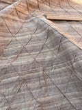 Fabulous Quality Raw Silk Tussah Quilted - NATURAL!!!