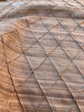 Fabulous Quality Raw Silk Tussah Quilted - NATURAL!!!