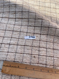 Fabulous Quality Raw Silk Tussah Checks - NATURAL!!!