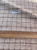 Fabulous Quality Raw Silk Tussah Checks - NATURAL!!!