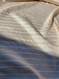 Fabulous Quality Raw Silk Tussah Stripes - NATURAL!!!