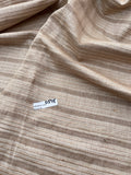 Fabulous Quality Raw Silk Tussah Stripes - NATURAL!!!