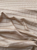 Fabulous Quality Raw Silk Tussah Stripes - NATURAL!!!