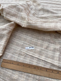 Fabulous Quality Raw Silk Matka Plaid - WHEAT!!!