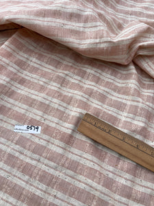 Fabulous Quality Raw Silk Matka Plaid - BABY PINK!!!