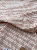 Fabulous Quality Raw Silk Matka Plaid - BABY PINK!!!