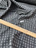 Fabulous Quality Raw Silk Matka Tweed  -BLACK/ WHITE!!!