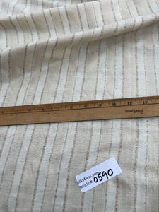 Fabulous Quality Raw Silk Matka Stripes - NATURAL/ TAN!!!