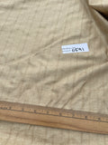 Fabulous Quality Raw Silk Matka Stripes  - CHAMPAGNE/ TAN!!!