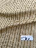 Fabulous Quality Raw Silk Matka Stripes  -CHAMPAGNE/ TAN!!!