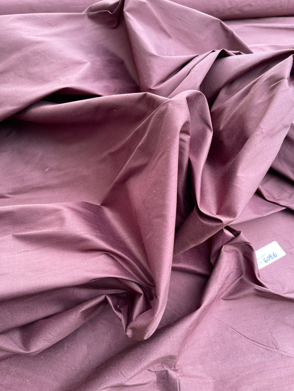 Fabulous Quality Iridescent Silk Shantung - SPICY BROWN!!!