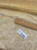 Exquisite Quality Silk Tissue Hand Embroidery - WHITE/ GOLD!!!