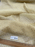 Exquisite Quality Silk Tissue Pleated Polka Dots - WHITE/ GOLD!!!