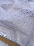 Exquisite Quality Silk Organza Embroidery- WHITE/ LILAC!!!