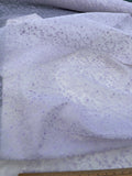 Exquisite Quality Silk Organza Embroidery- WHITE/ LILAC!!!