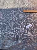 Exquisite Quality Silk Tissue  Embroidery - BLACK/ SILVER!!!