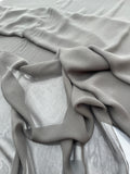 Exquisite Quality Silk Chiffon Solids - BLACK!!!