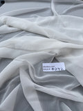 Exquisite Quality Silk Chiffon Solids - WHITE!!!