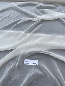 Exquisite Quality Silk Chiffon Solids - OFF-WHITE!!!