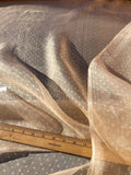 Exquisite Quality Silk Organza Polka Dots in Diamond shape - PEACH PINK!!!