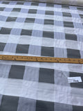 Exquisite Quality Silk Organza/ Dupioni Sheers Plaid - WHITE!!!