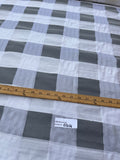 Exquisite Quality Silk Organza/ Dupioni Sheers Plaid - WHITE!!!