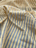 Exquisite Quality Silk Organza/Spun Silk Sheers Stripes - OFF-WHITE/ CHAMPAGNE!!!