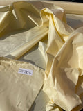 Fabulous Quality Silk Taffeta - YELLOWISH CREAM!!!