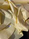 Fabulous Quality Silk Taffeta - YELLOWISH CREAM!!!