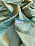 Fabulous Quality Silk Iridescent Taffeta - TURQUOISE TINT!!!